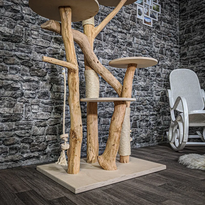 Naturkratzbaum 2149 Kratzbaum Natur Holz Design 175 cm hoch