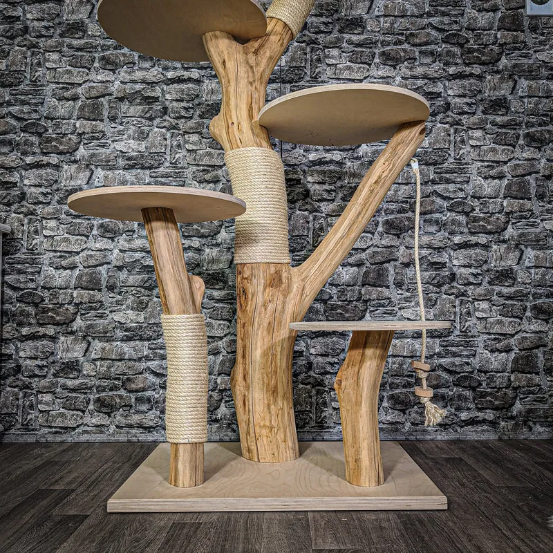 Naturkratzbaum 2148 Kratzbaum Natur Holz Design 165 cm hoch