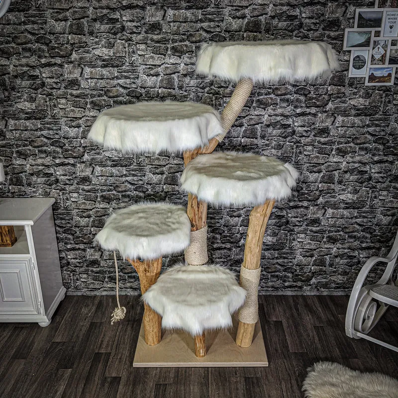 Naturkratzbaum 2133 Kratzbaum Natur Holz Design 175 cm hoch