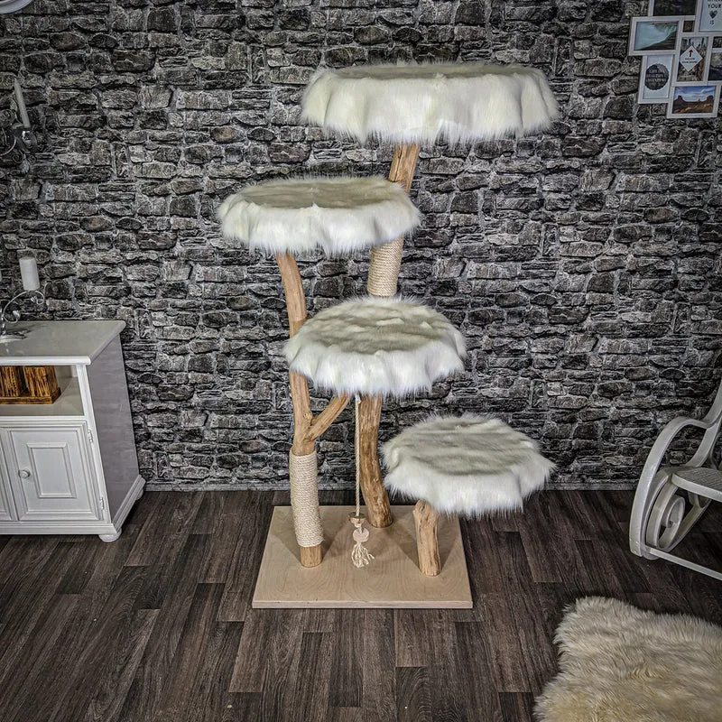 Naturkratzbaum 2131 Kratzbaum Natur Holz Design 170 cm hoch