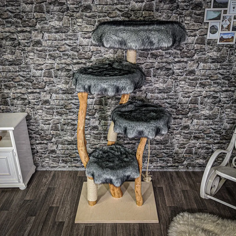 Naturkratzbaum 2115 Kratzbaum Natur Holz Design 170 cm hoch