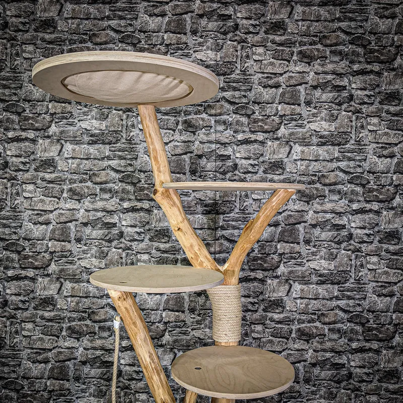Naturkratzbaum 2116 Kratzbaum Natur Holz Design 178 cm hoch