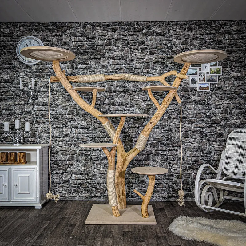 Naturkratzbaum 2117 Kratzbaum Natur Holz Design 180 cm hoch