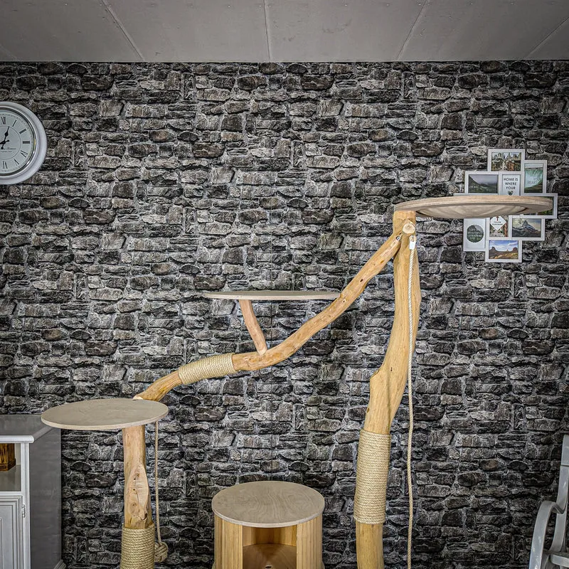Naturkratzbaum 2070 Kratzbaum Natur Holz Design 173 cm hoch