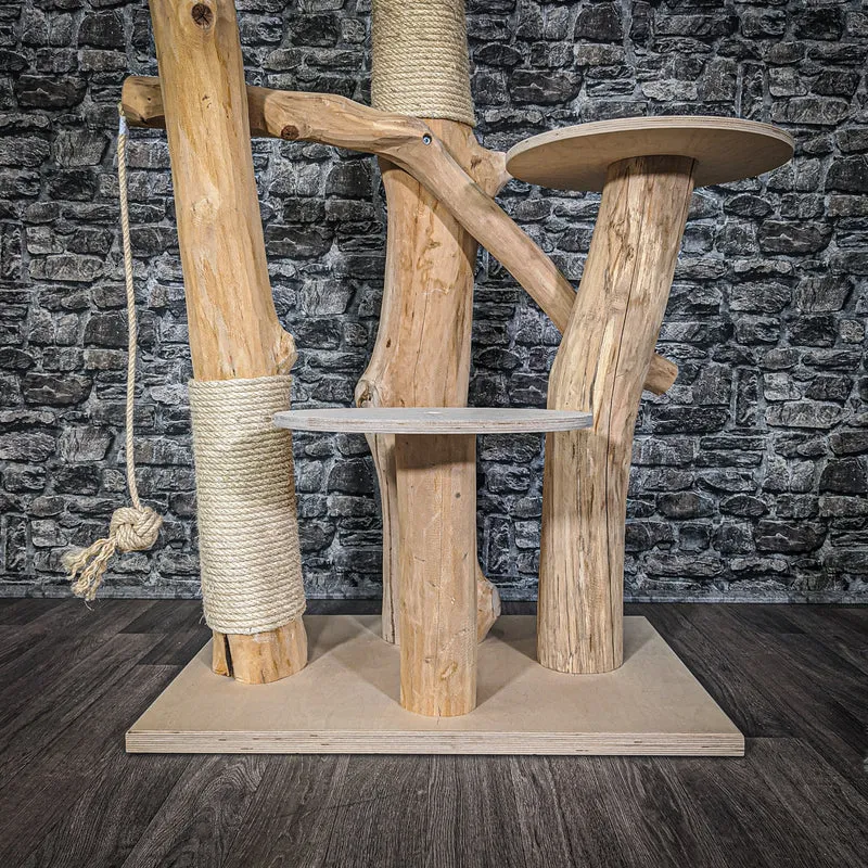 Naturkratzbaum 2066 Kratzbaum Natur Holz Design 150 cm hoch