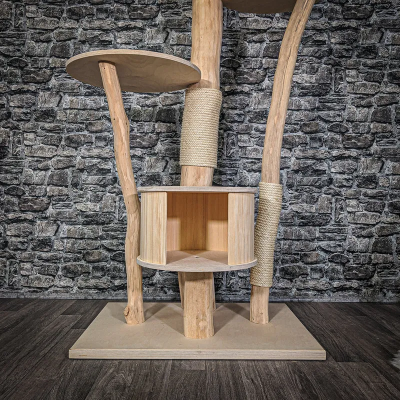 Naturkratzbaum 2063 Kratzbaum Natur Holz Design 170 cm hoch