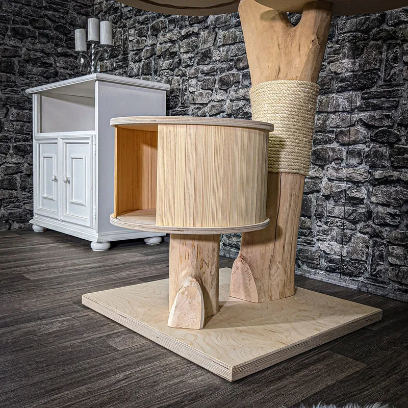 Naturkratzbaum 2057 Kratzbaum Natur Holz Design 97 cm hoch