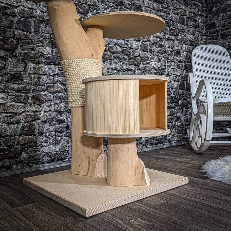 Naturkratzbaum 2057 Kratzbaum Natur Holz Design 97 cm hoch