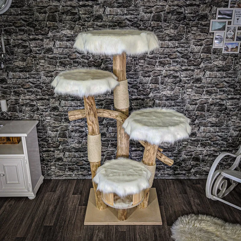 Naturkratzbaum 2055 Kratzbaum Natur Holz Design 173 cm hoch