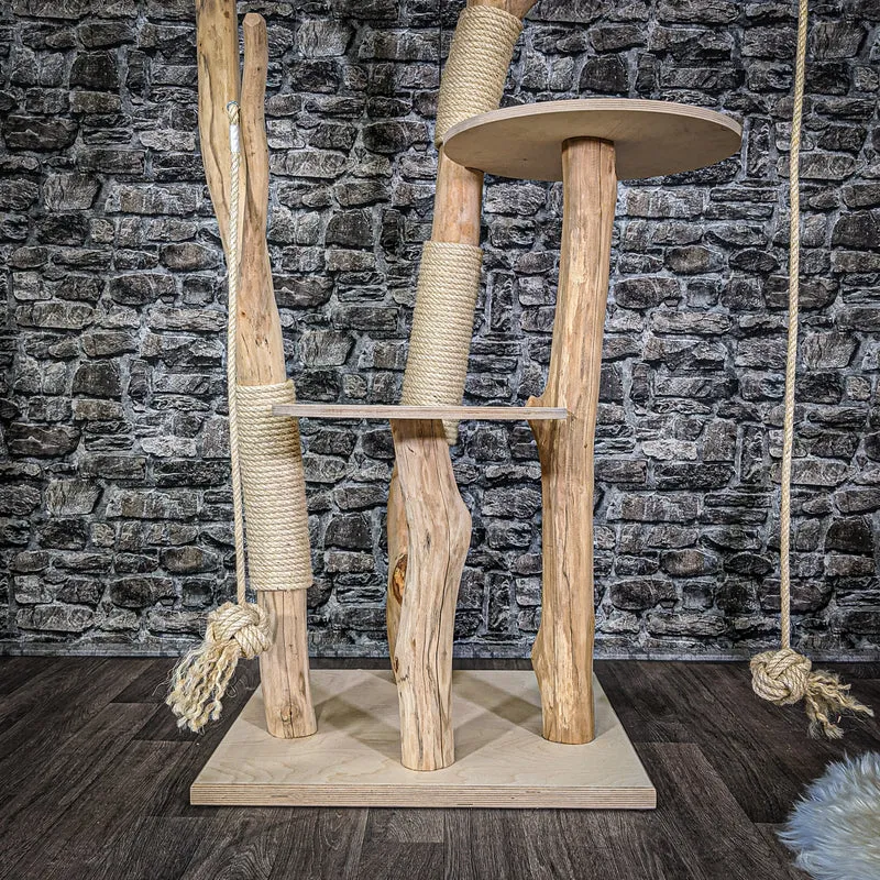 Naturkratzbaum 2053 Kratzbaum Natur Holz Design 173 cm hoch