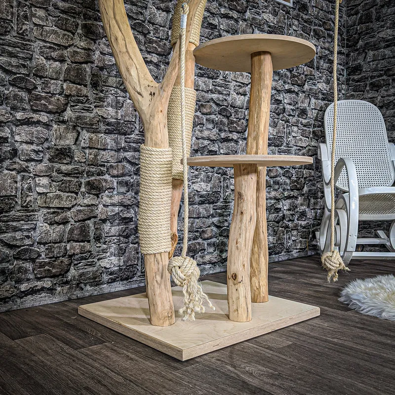 Naturkratzbaum 2053 Kratzbaum Natur Holz Design 173 cm hoch