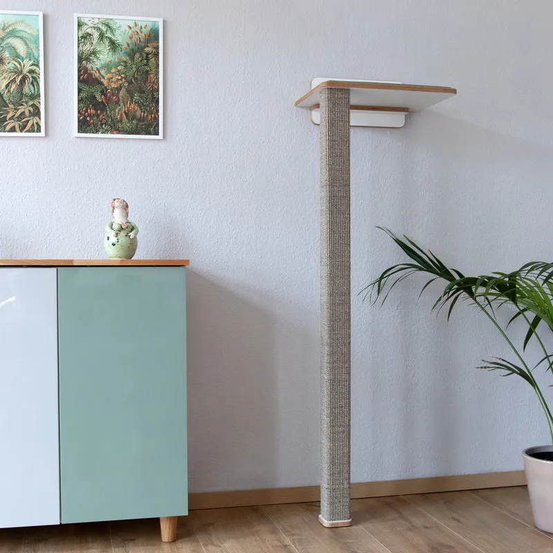 Vollpfosten bodenständig | KLETTER-KRATZSTAMM aus Sisal für Katzen - Kratzsäule 78cm, 98cm, 118cm, 148cm