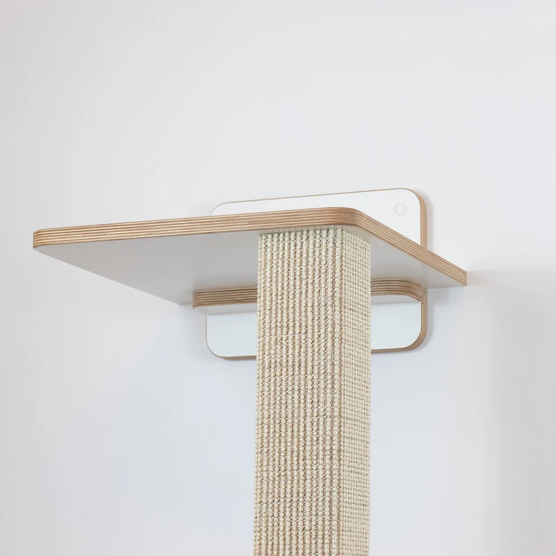 Vollpfosten bodenständig | KLETTER-KRATZSTAMM aus Sisal für Katzen - Kratzsäule 78cm, 98cm, 118cm, 148cm