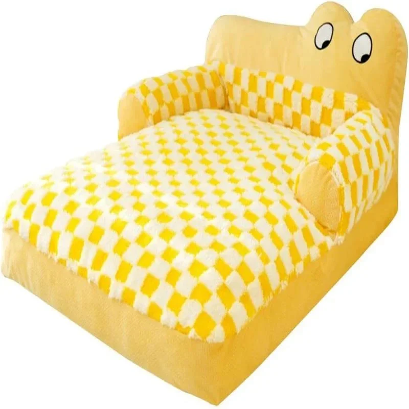 Comfortable Plush Sofa Bed For Cats & Dogs