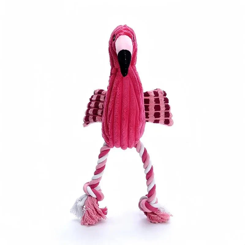 Squeaky Bite Resistant Dog Plush Chew Toy