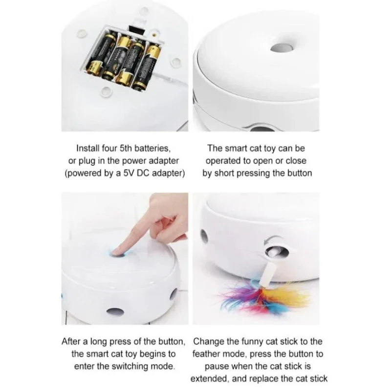 Electric Smart Funny Engaging Cat Toy