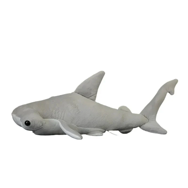 Soft Gray Marine Stuffed Hammerhead Shark Animal Plush Toy