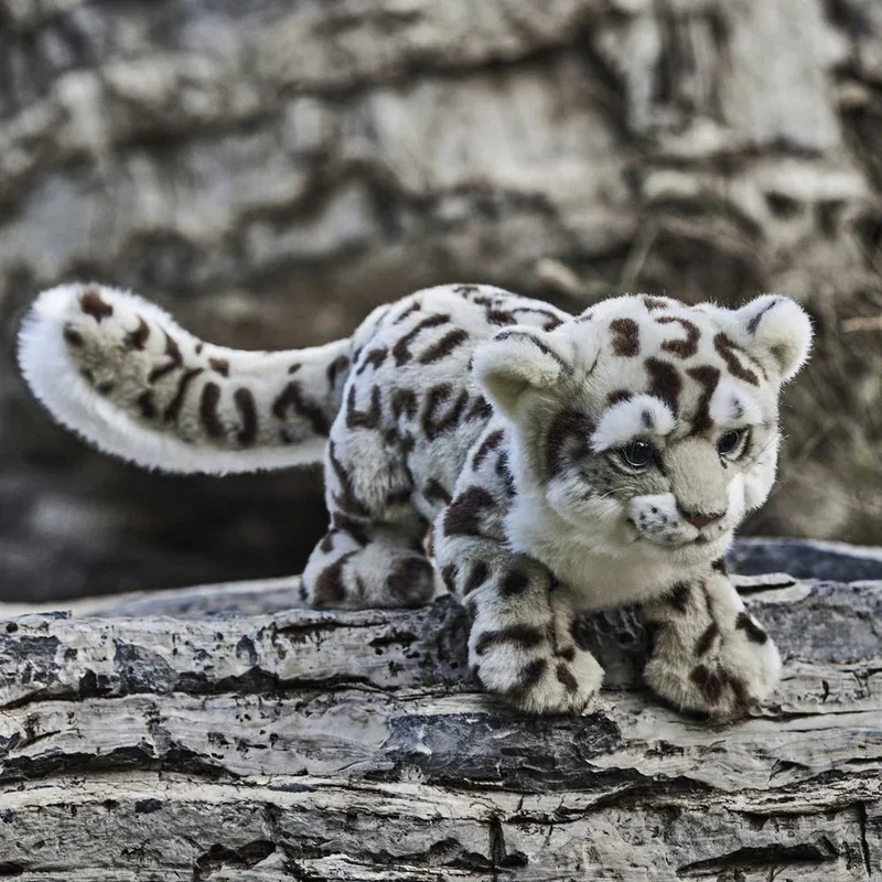 Cute Snow Leopard Stuffed Animal Plush Toy Doll