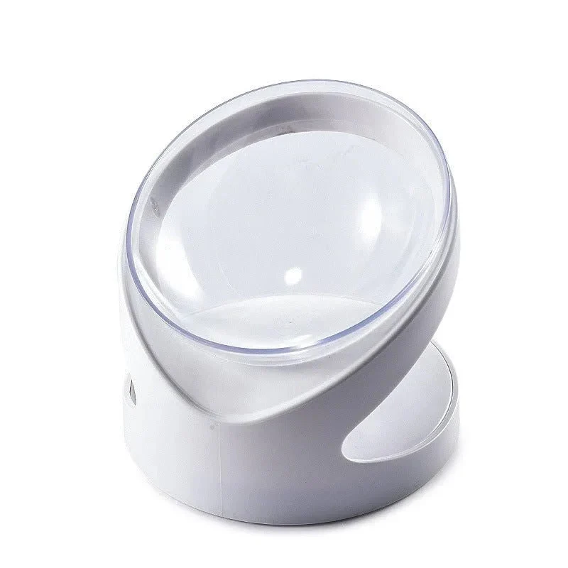 Transparent Pet Cat Dog Single Bowl
