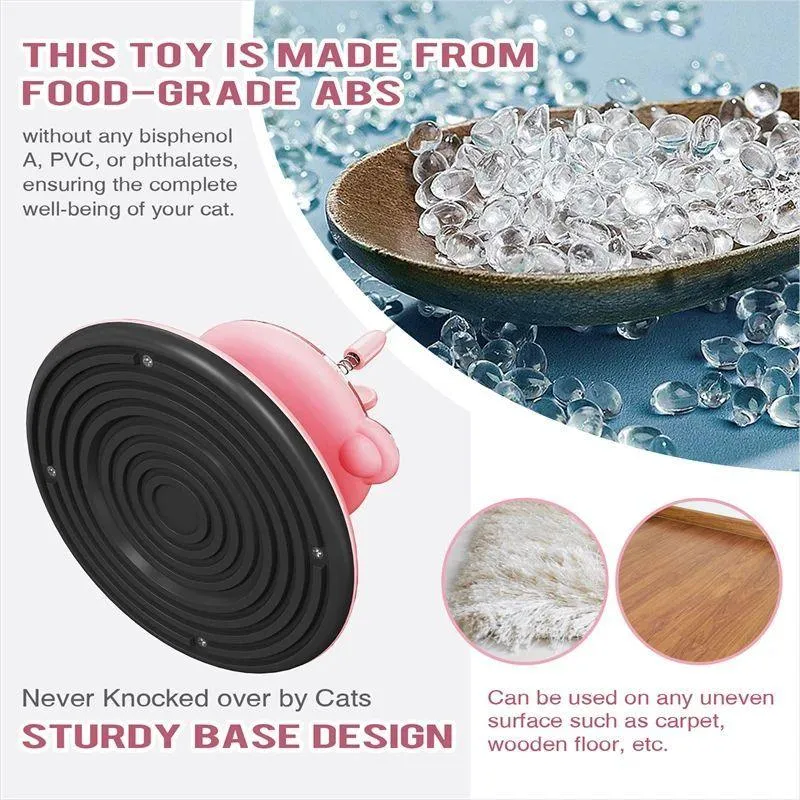 Interactive Scratch Post Cat Toys With Suction Cup