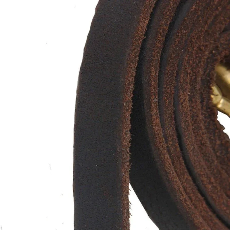 Leather Traction Rope Pet Dog Leash