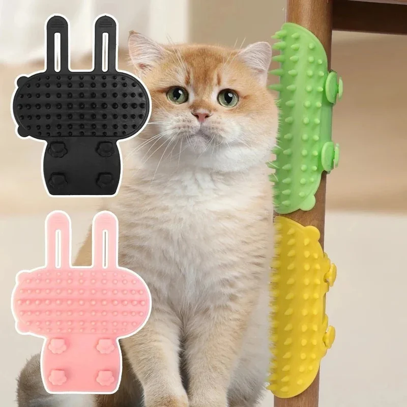 Scratching Grooming Self Cleaning Massage Cat Kitten Toys