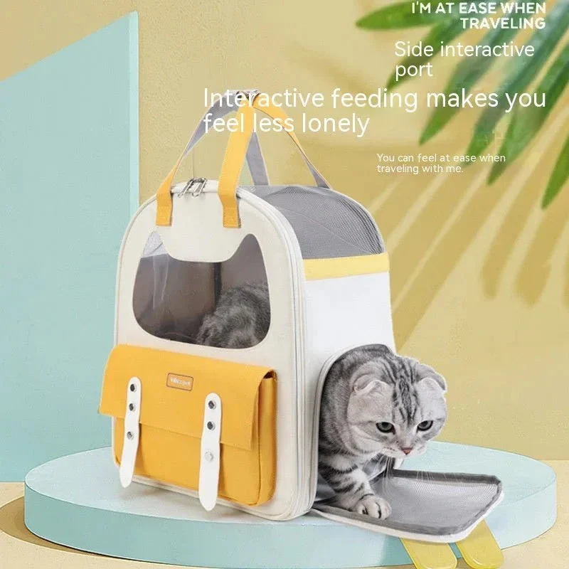 Pet Bag Large Capacity Portable Foldable Cat Dog Backpack