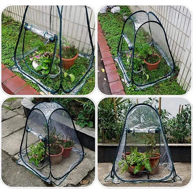 Small Portable Outdoor Garden Plants And Flowers Antifreeze Greenhouse