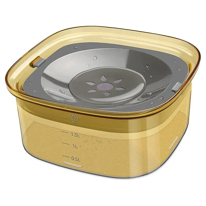 Pet Dog Splash-Proof Water Bowl