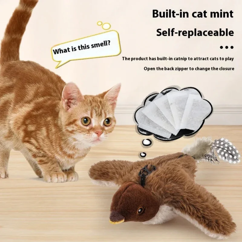 Cat Toy Electric Rechareable Simulation Bird