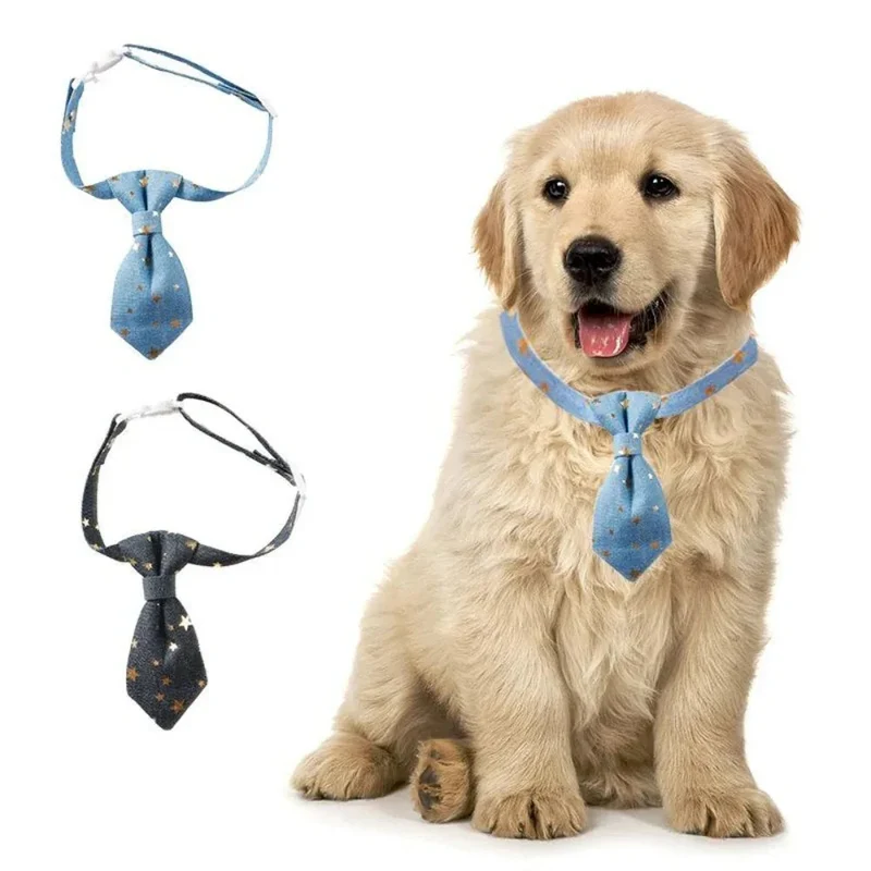 Designer Fancy Adjustable Size Dog Long Tie Animal Decoration Pet Cat Accessories