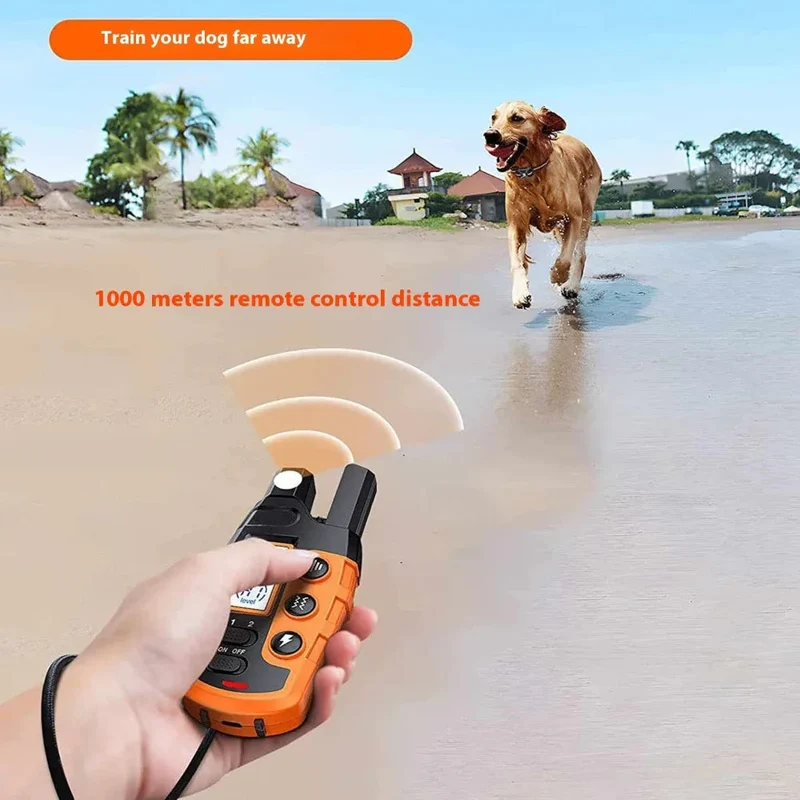 Waterproof Remote Control Bark Stopper Dog Training Electric Shock Collar
