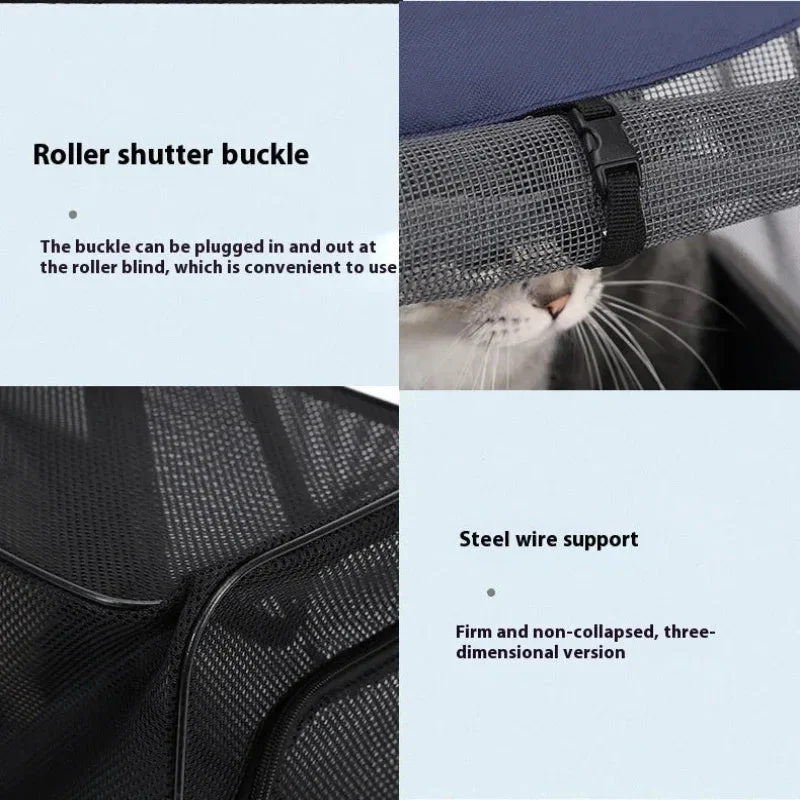Expandable Breathable Comfortable Dog Cat Pet Backpack