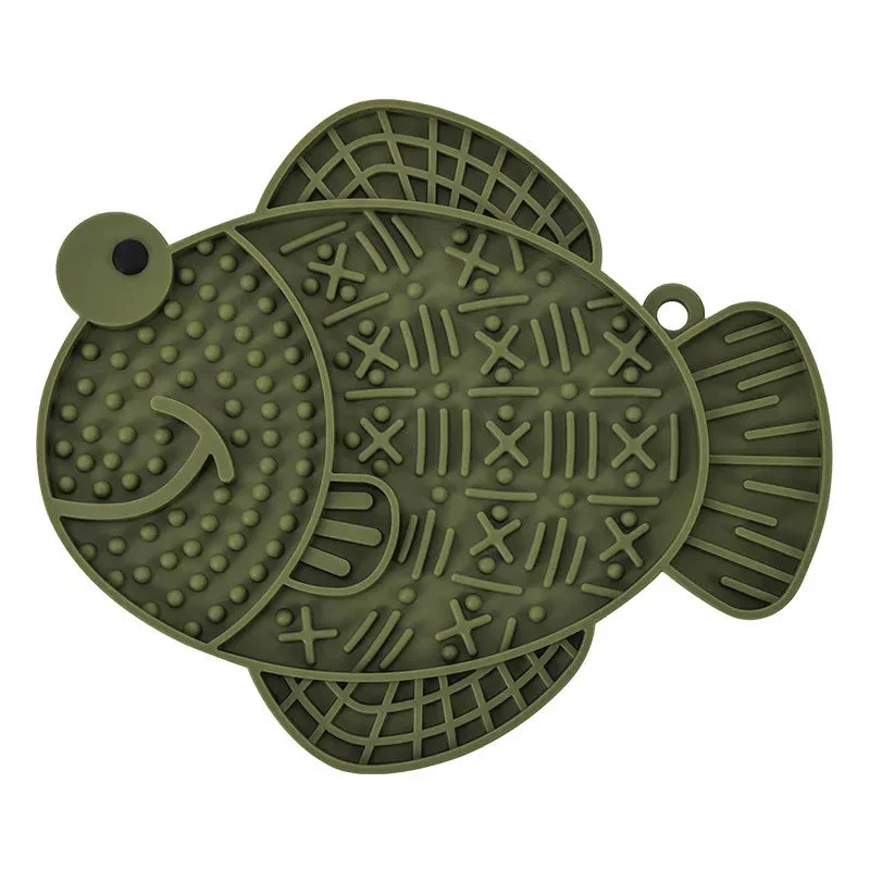 Silicone Pet Slow Food Anti-Tumble Anti-Overflow Dog Licking Feeding Pad