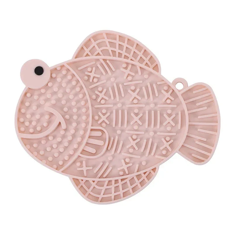Silicone Pet Slow Food Anti-Tumble Anti-Overflow Dog Licking Feeding Pad